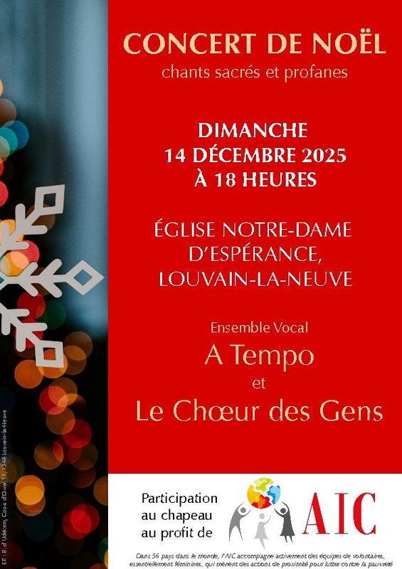 Concerts Concert Noël chants sacrés profanes