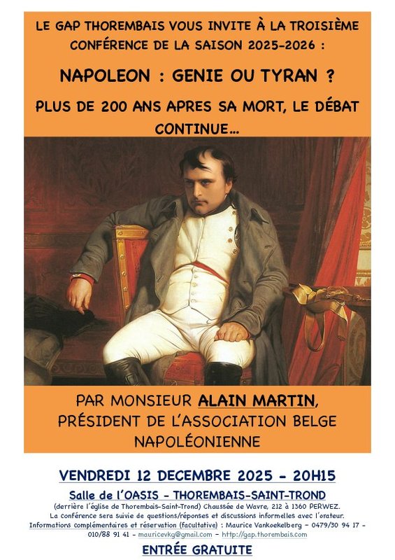 Conférences Napoléon; Génie Tyran
