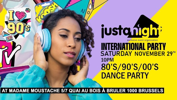 Soirées Plaisirs 80 s 90 s 2000 s Moustache
