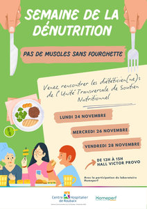 Conférences Semaine la dénutrition