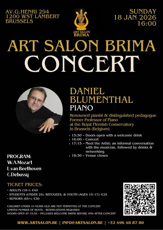 Concerts Concert Daniel Blumenthal, Piano
