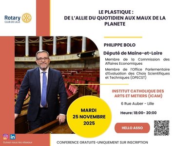 Conférences Le plastique : l allié quotidien maux la planète