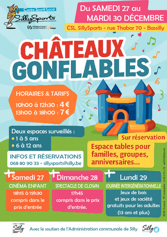 Loisirs Paradis Châteaux gonflables