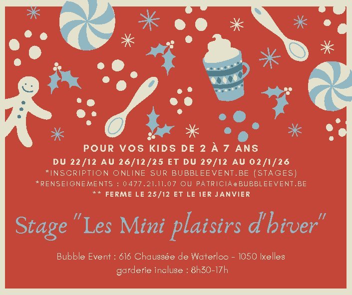 Stages,cours Stage d Hiver pour plus petits