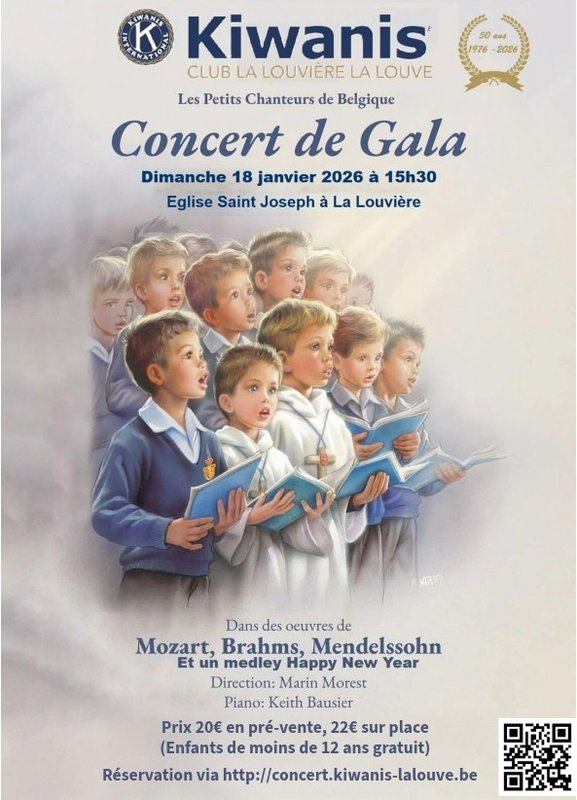 Concerts Concert Gala avec  Les Petits Chanteurs Belgique 