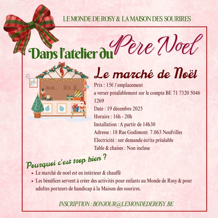 Marchés de Noël Dans l atelier Père Noel