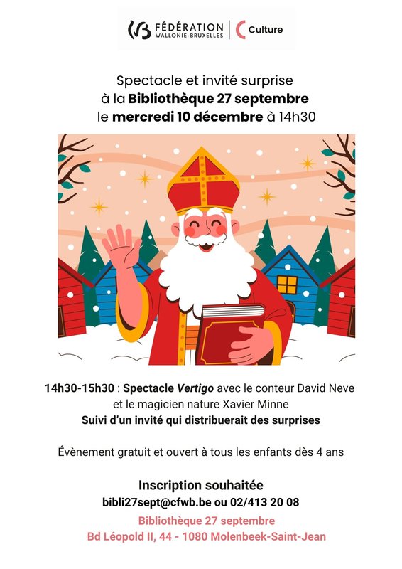 Loisirs Un spectacle un invité surprise la bibliothèque