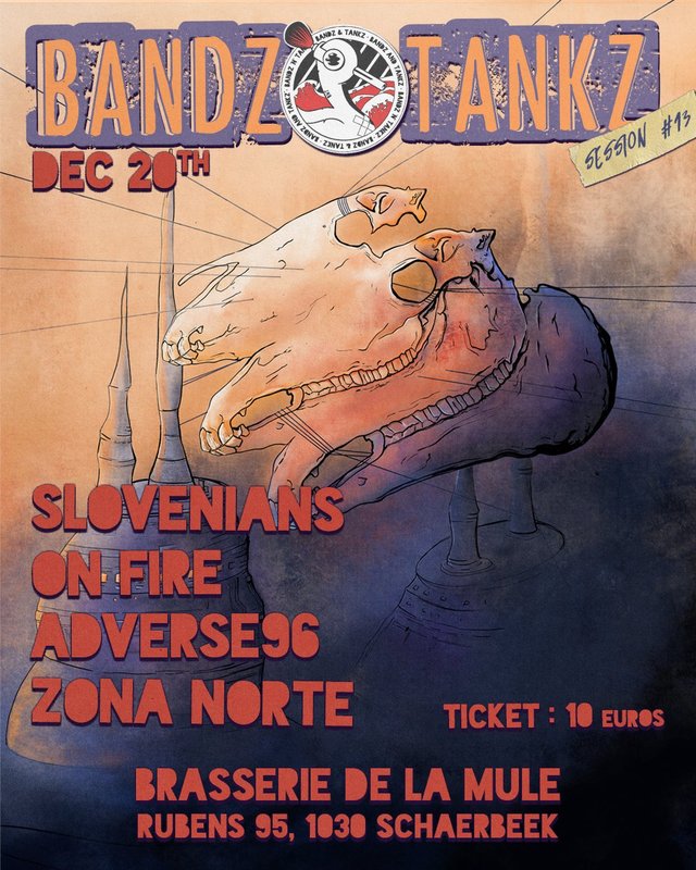 Concerts Bandz Tankz with Slovenians + Fire+ Adverse96 + Zona Norte