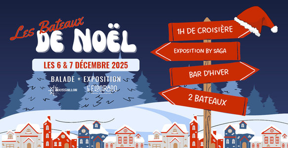 Loisirs Les bateaux Noël : croisière Noël la Deûle