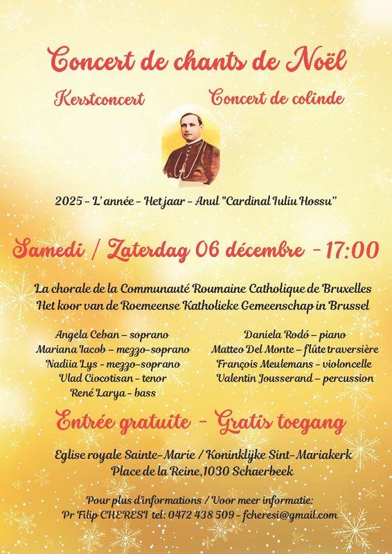 Concerts Concert chants Noël