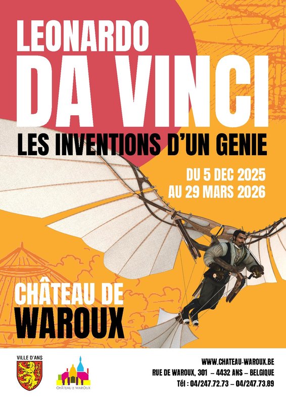 Expositions Leonardo Vinci : inventions d un génie