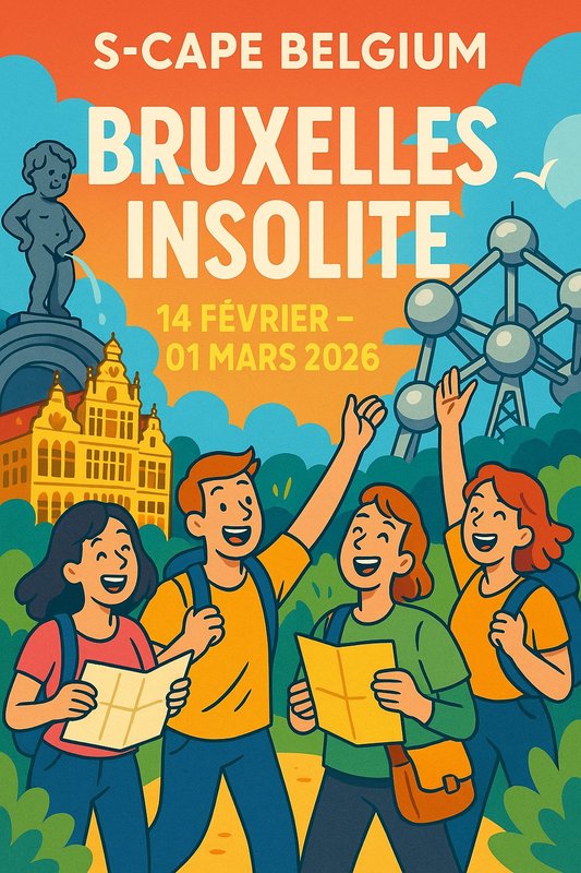 Loisirs Jeu piste Bruxelles Insolite - S-Cape Belgium