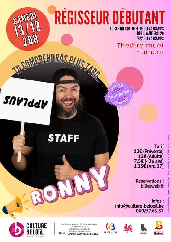 Spectacles Théâtre d humour muet