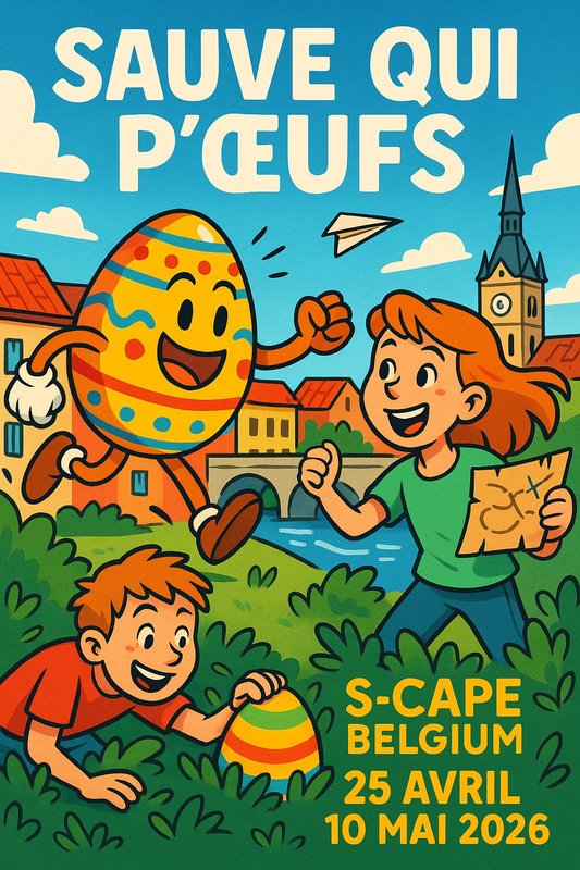 Loisirs Jeu piste/Chasse oeufs - Sauve p oeufs - S-Cape Belgium