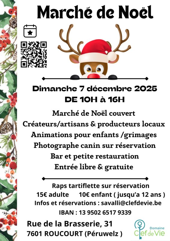Marchés de Noël Marché Noël Domaine Clef Vie