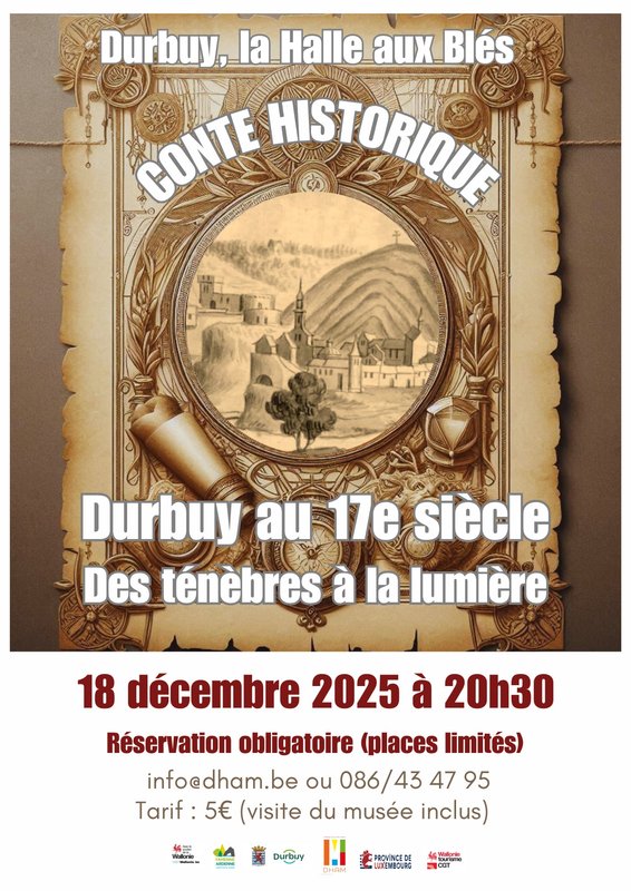 Spectacles Durbuy 17è Siècle - ténèbres la lumière.