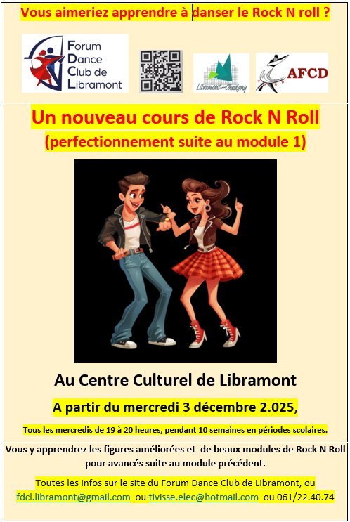 Stages,cours Cours danse rock roll