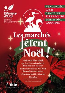 Marchés de Noël Le marché d’Ascq fête Noël