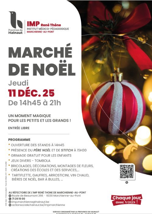 Marchés de Noël Marché Noël l IMP René Thône Marchienne Pont