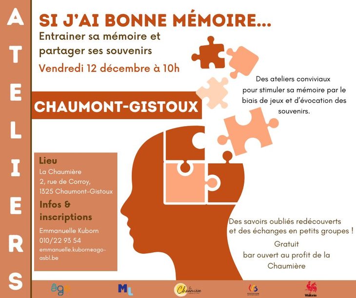 Conférences Atelier- j ai bonne mémoire