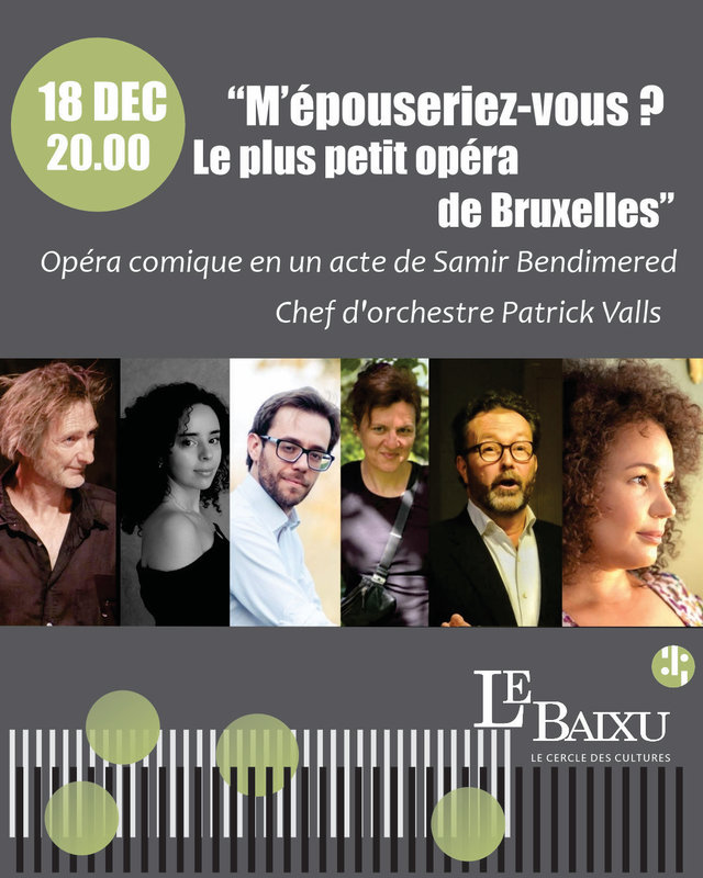 Spectacles M’épouseriez-vous ? plus petit opéra Bruxelles