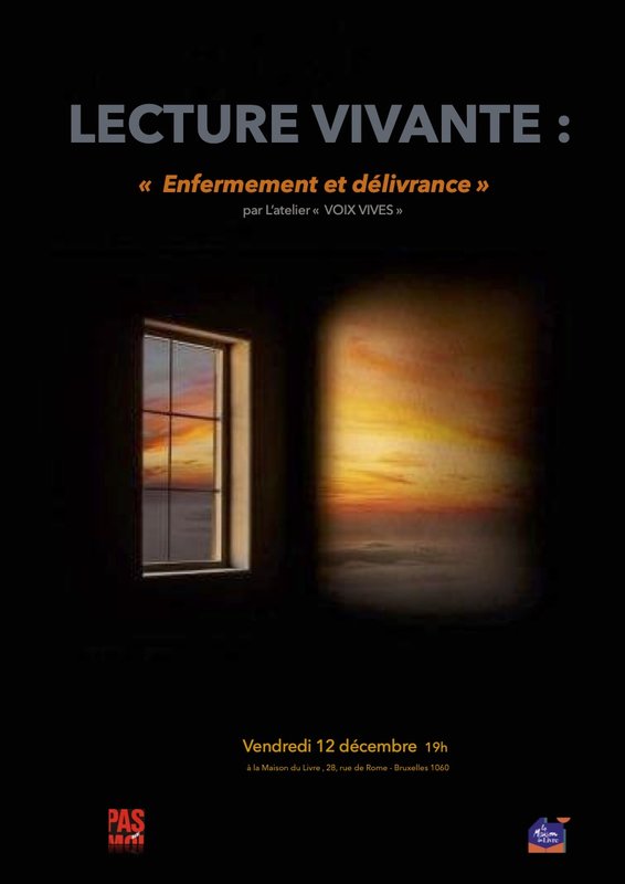 Spectacles Lecture Vivante   Enfermement délivrance 