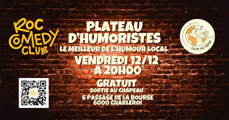 Spectacles Charleroi devient Stand-Up City