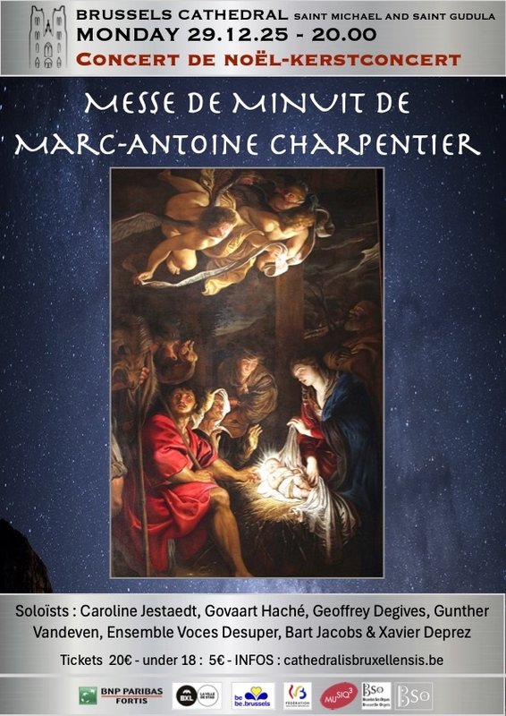 Concerts Messe Minuit quatre voix Marc-Antoine Charpentier