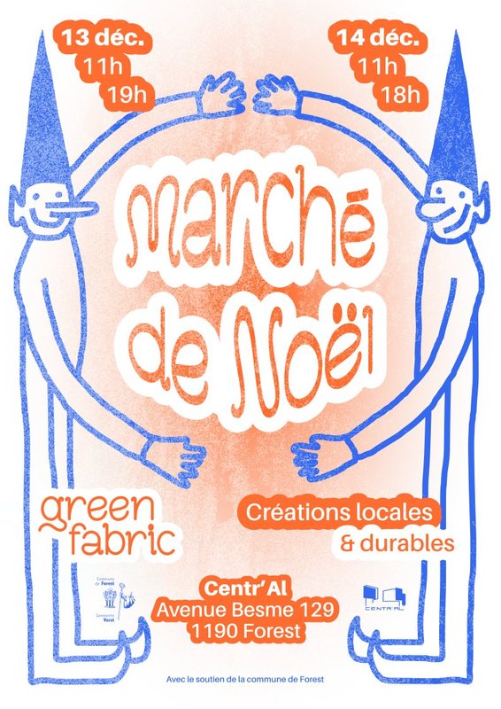 Marchés de Noël ((Green Fabric)) Marché Noël
