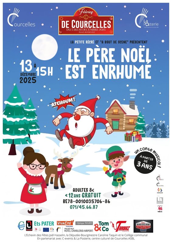 Spectacles Petite Récré Père Noël enrhumé 
