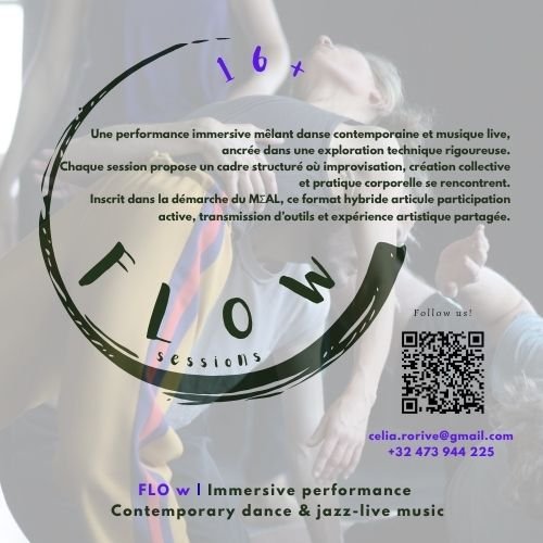 Stages,cours Session Flow | immersive performance contemporary dance & jazz-live music