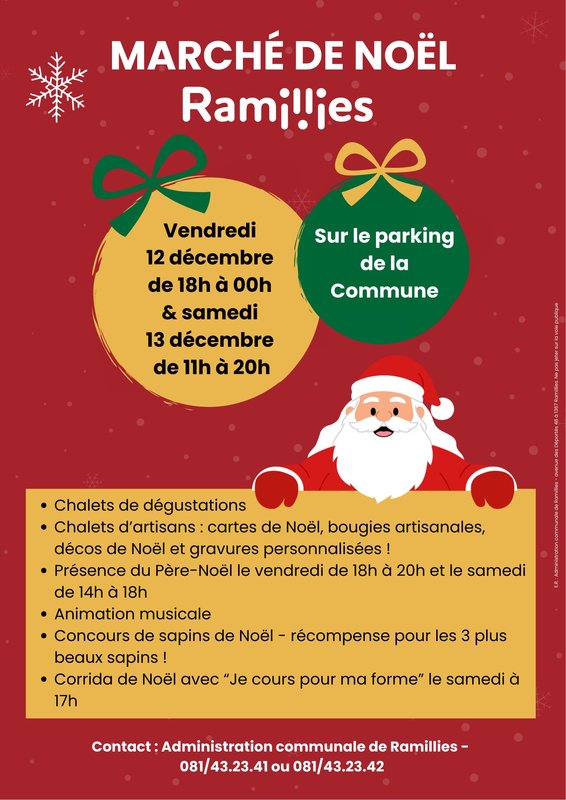 Marchés de Noël Marché Noël Ramillies