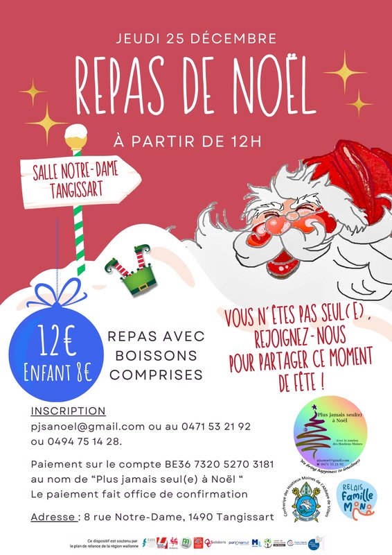 Loisirs Repas Noël solidaire