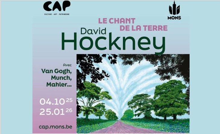 Loisirs Visite exposition  David Hockney. chant la terre 