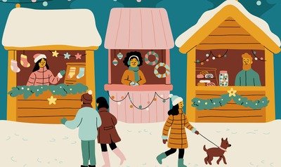 Marchés de Noël Repas fin d année marché Noël