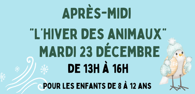 Spectacles Après-midi “L’hiver animaux”