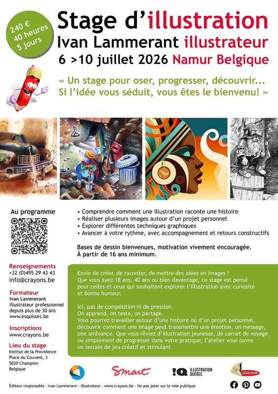 Stages,cours Stage illustration jeunesse / Stage illustration narrative