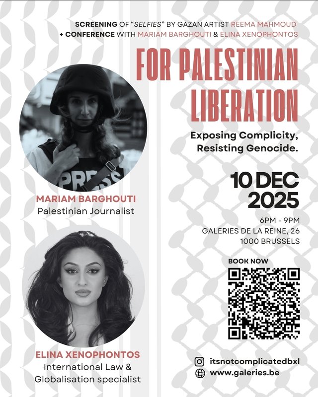 Conférences For Palestinian liberation : Exposing Complicity Resisting Genocide