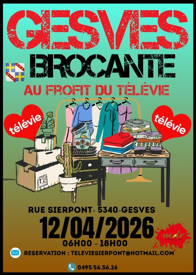  Brocante Télévie Rue Sierpont