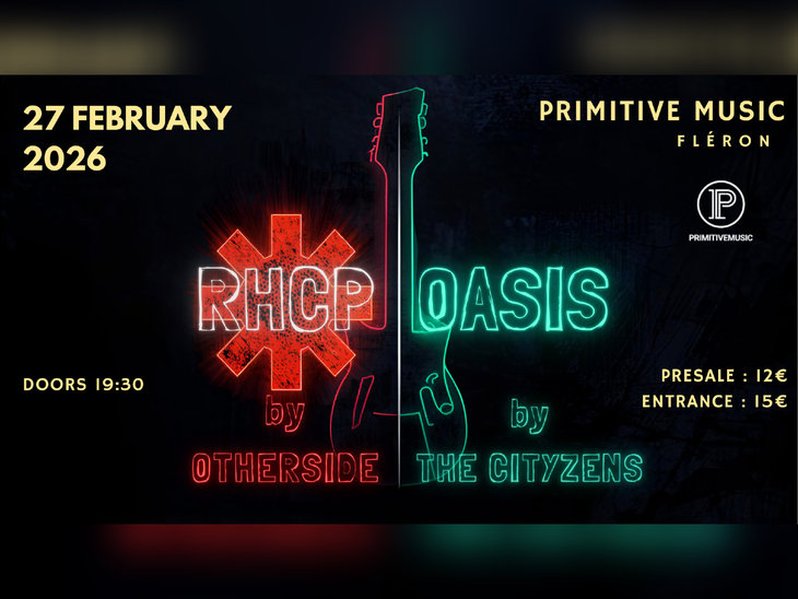 Concerts Otherside plays RHCP The Cityzens plays Oasis
