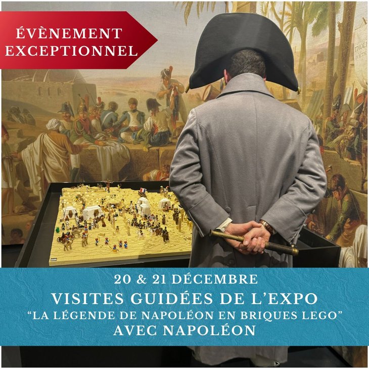 Loisirs Visites guidées l expo légende Napoléon briques lego
