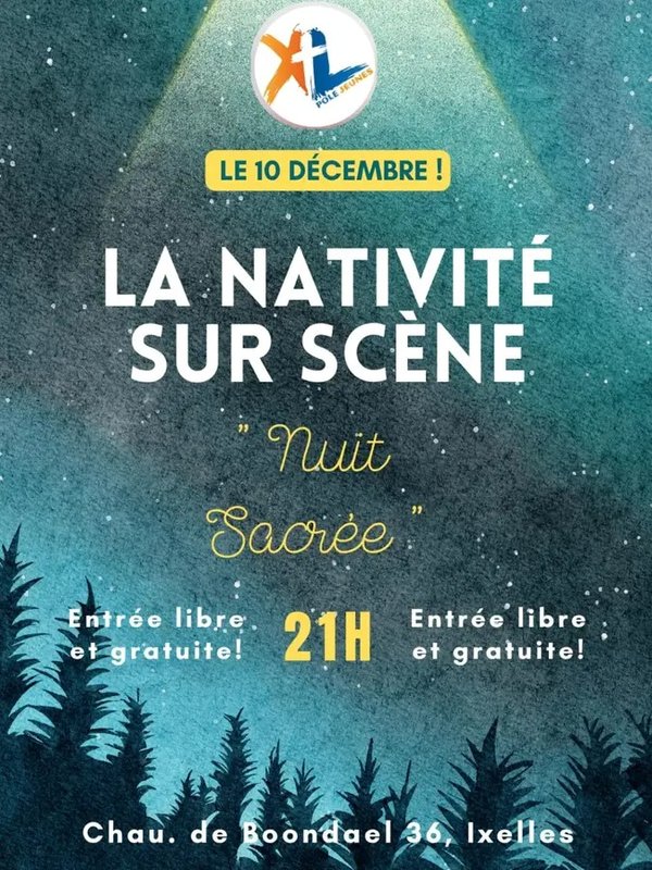 Spectacles La Nativité scène