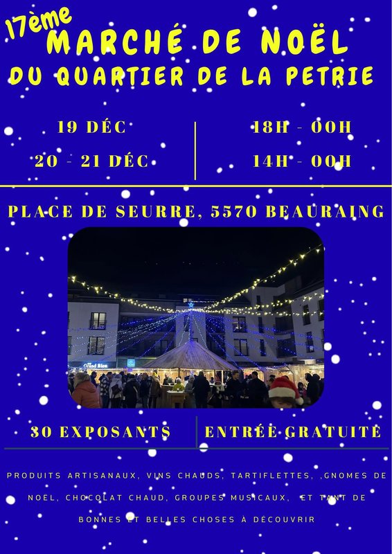 Marchés de Noël 17ème Marché Noël Quartier la Petrie