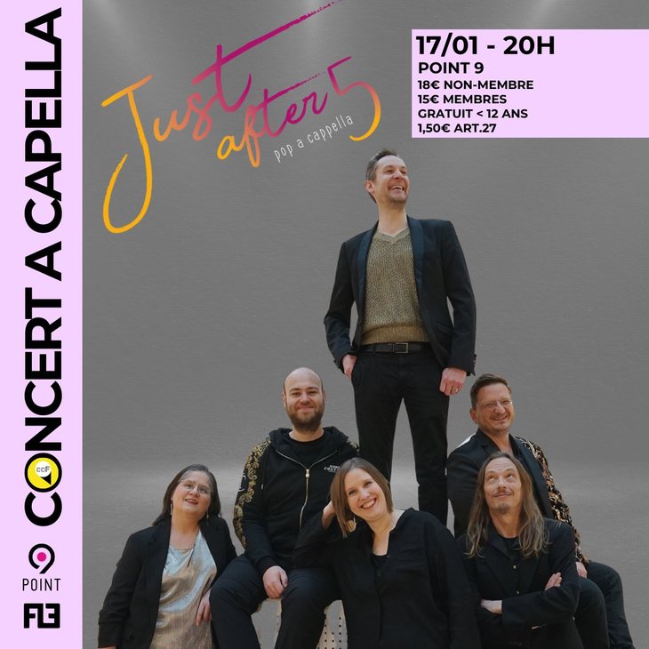 Concerts Just After Pop a Capella