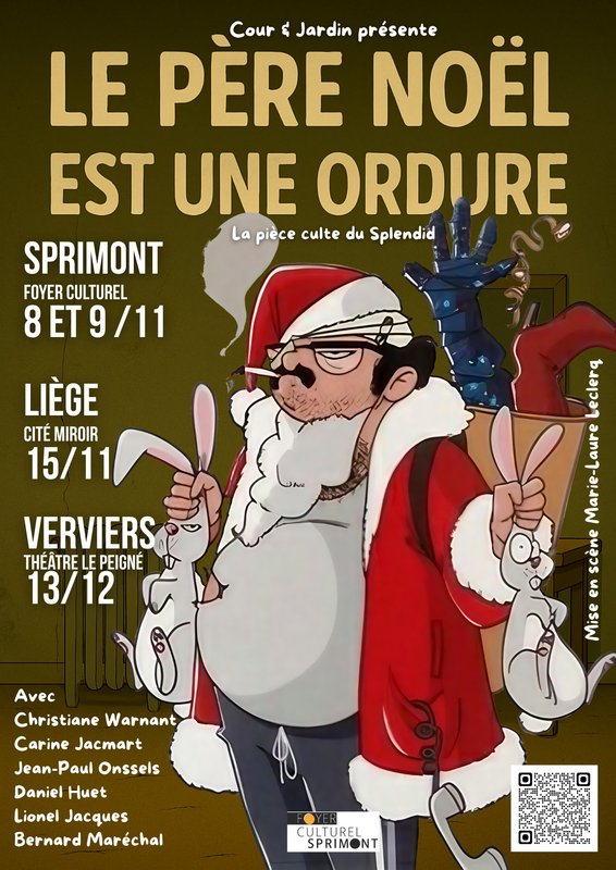 Spectacles Le père noël une ordure