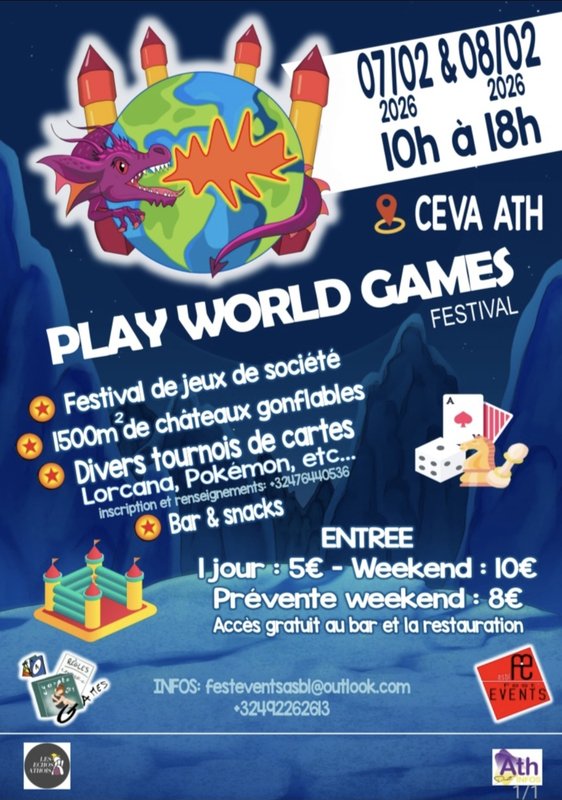 Loisirs Play World Games 3eme édition