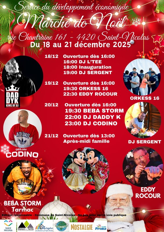 Marchés de Noël Marché Noël Saint-Nicolas