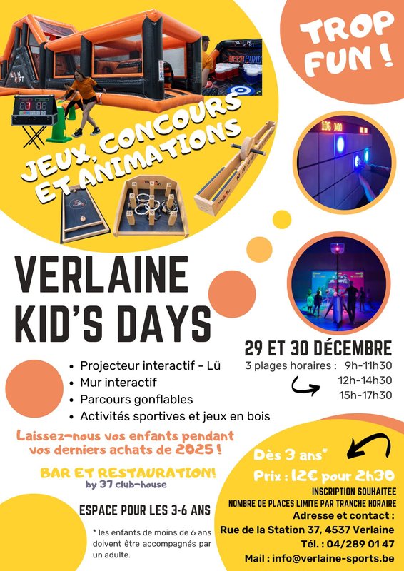 Loisirs Verlaine Kid s days
