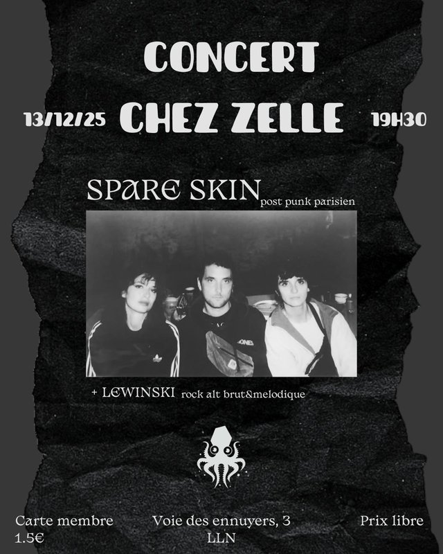 Concerts Spare Skin + Lewinski