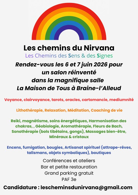 Loisirs Salon arts divinatoires du bien-être Chemins Nirvana